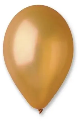 Obrázek produktu pro Zlaté metalické balónky, 20 cm, 100 ks – Godan