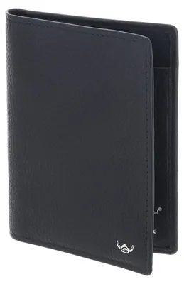 Zdjęcie produktu dla Skórzane etui na karty Golden Head Capri RFID Protect ID Case Black czarny