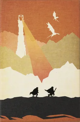 Produktbild von Moleskine Der Herr der Ringe Notizbuch Frodo Sam limitierte Ausgabe, L/A5, liniert, fester Einband, mit Box
