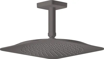 Produktbild von AXOR Citterio C Kopfbrause 270/270 1jet EcoSmart mit Deckenanschluss, Brushed Black Chrome