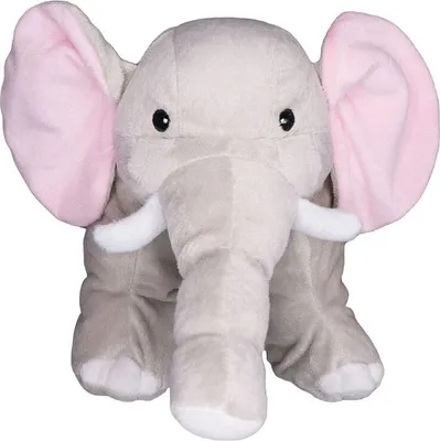 Immagine prodotto di Bottiglia d'acqua calda da 1,8 litri, cuscino coccoloso, cuscino riscaldante, bottiglia da letto, di Hugo Frosch, elefante