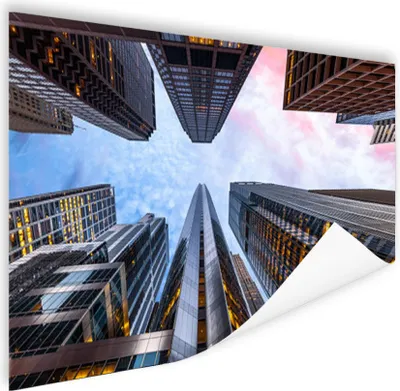 Produktbild von MuchoWow® Poster Chicago - Sonnenaufgang - Himmel 60x40 cm - Schlafzimmerdekoration