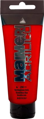Immagine prodotto di Maimeri Acrilico Colore acrilico Vermiglio (Hue) 280 200 ml 1 pz.