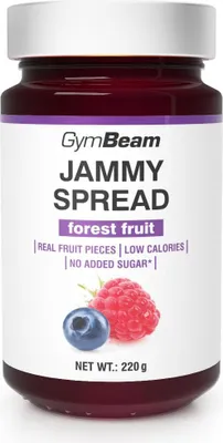 Produktbild von GymBeam - Jammy Spread 220 g Waldfrüchte