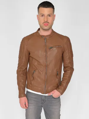Produktbild von Mustang Lederjacke 31021311 Herren cognac 3XL