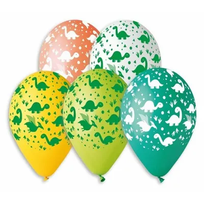 Immagine prodotto di TEDDIES Palloncini gonfiabili - Dinosauro 5 pz.