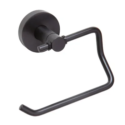 Produktbild von X-ROUND BLACK Toilettenpapierhalter, Schwarz matt