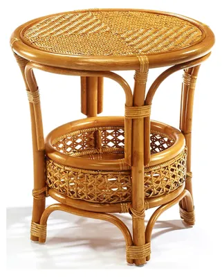 Produktbild von Beistelltisch Nimes aus Rattan und Wiener Geflecht