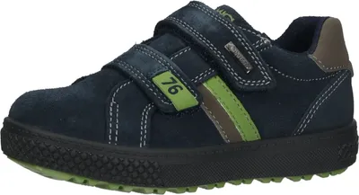 Produktbild von Primigi Kinder Leder-Sneaker mit gepolstertem Schaft und herausnehmbarer Innensohle für erste Schritte