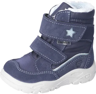 Produktbild von RICOSTA Boots HILDIE von PEPINO für Abenteuer in der Winterwelt Echtleder/Textil Klettverschluss Lammwollfutter Mädchen Marine Blau Größe 20