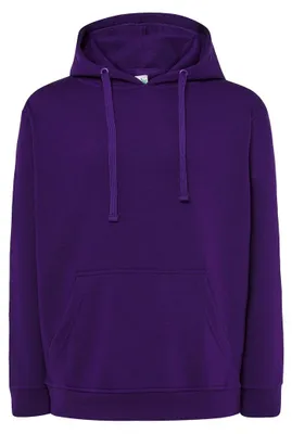 Immagine prodotto di JHK - Felpa con cappuccio da uomo, tasca a marsupio LT4794 (M) (viola)
