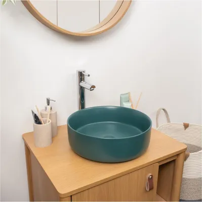 Produktbild von Rundes Aufsatzwaschbecken 36 x 36 cm DIEGO