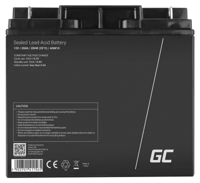 Productafbeelding van Green Cell - AGM10 - Batterij