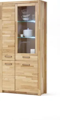 Produktbild von Kombivitrine Fenja 3-trg mit 1 Glastüre Vaja