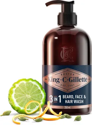 Image de Nettoyant 3 en 1 pour barbe, visage et cheveux