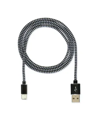 Image de Câble de données USB / USB-C, 1 mètre, noir - CUBE 1, en nylon