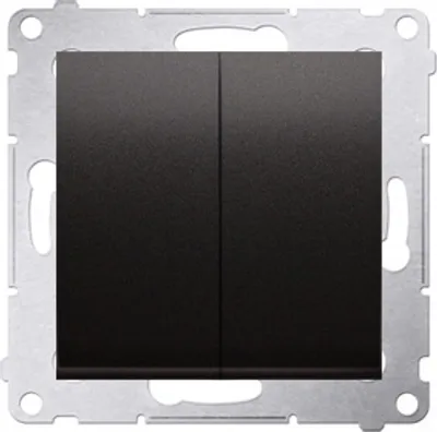 Produktbild von Kontakt-Simon DW5.01/48, Kunststoff, Anthrazit, IP20, IP44, 250 V, 10 A, 75 mm