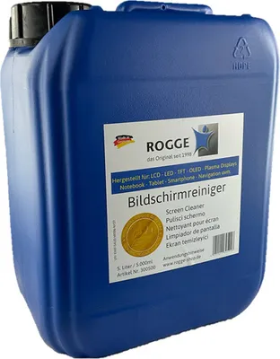 Produktbild von ROGGE Screen Cleaner / Bildschirmreiniger Nachüllkanister / Refill Set 5. Liter inkl. Abfüllhahn