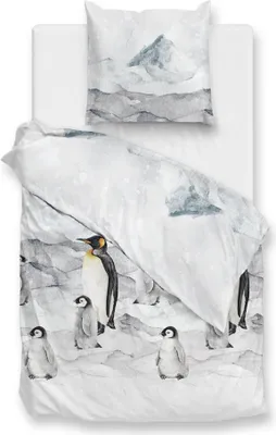 Produktbild von Zohome Bettbezug Baumwolle-Flanel Frostine - 135x200 cm + 1x Kissenbezug 80x80 cm in Multi