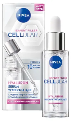 Productafbeelding van Nivea Cellular Expert Filler Hyaluron, serum met hyaluronzuur, 30 ml
