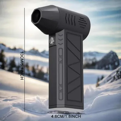Zdjęcie produktu dla Akumulatorowa dmuchawa – mini dmuchawa – do 130 000 obr./min – 3 stopnie – prędkość strumienia powietrza 39,5 m/s – akumulator 5000 mAh – do samochodu, klawiatury, na kemping, do grilla