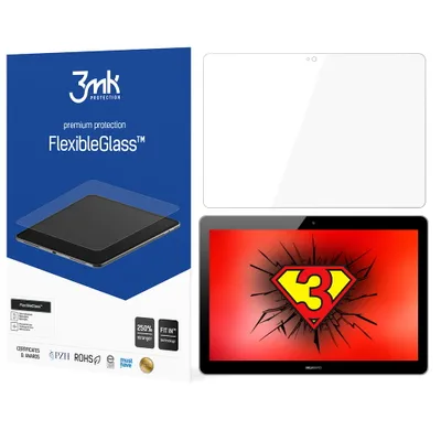 Produktbild von 3mk Display Hybridglas FlexibleGlass für Huawei MediaPad T3 10"  0,3mm 7H