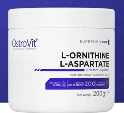 Zdjęcie produktu dla OstroVit | L-asparaginian L-ornityny w proszku bez smaku