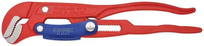Produktbild von Knipex Rohrzange 1 Zoll S-Maul Länge 330mm Spannweite 42 mm mit Schnellverstellung - 83 60 010