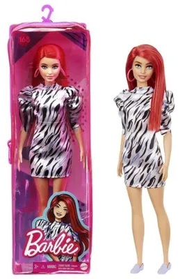 Obrázek produktu pro Barbie Fashionistas GRB56, Módní panenka, Ženy, 3 rok/roky, Dívka, 317,5 mm, Vícebarevný