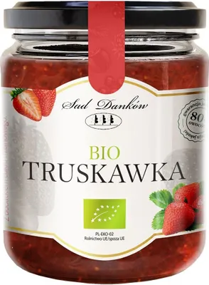 Produktbild von ERDBEEREN 80 % MIT -ROHRZUCKER 270 g – SAD DANKÓW