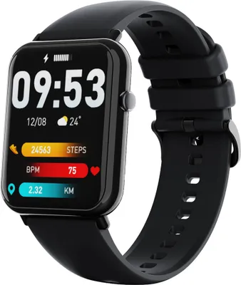 Zdjęcie produktu dla Smartwatch, Smartwatch dla kobiet i mężczyzn, 1.69" HD Fitness Tracker Watches dla Android IOS, IP67 Wodoodporny monitor tętna Krokomierz Tracker aktywności, kobiety, mężczyźni, czarny
