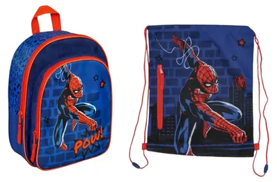 Image de Ensemble de sacs Spiderman : sac à dos et sac de sport