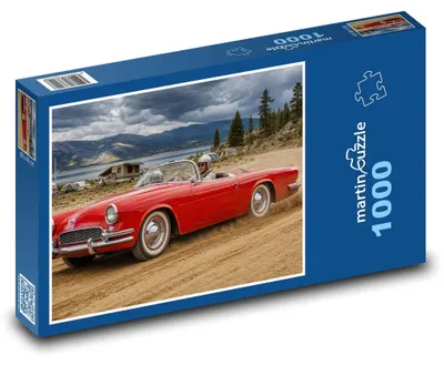 Obrázok produktu pre Puzzle 1000 Kabriolety pretekajúce v púšti - martinpuzzle