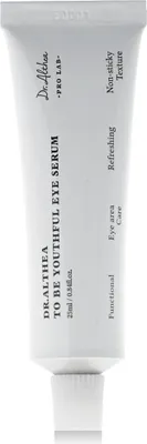 A white tube of Dr. Althea eye serum is shown against a white background.