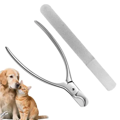 Image de Coupe-ongles en acier inoxydable pour animaux de compagnie