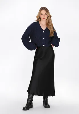 Image de Pull pour femme SAPORTA - bleu marine, taille M/L