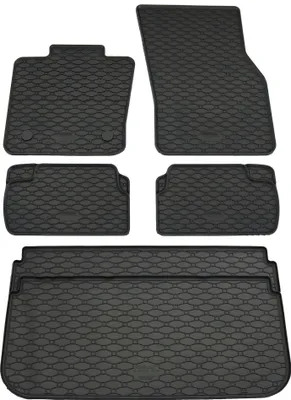 Produktbild von Rigum Gummi Fußmatten + Kofferraumwanne im Set für MIni Cooper F55 F56