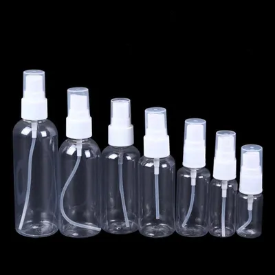 Produktbild von 3 Sprühflaschen zum Nachfüllen für unterwegs, durchsichtige Zerstäuber aus Kunststoff, kleine leere Sprühflaschen, 10/20/30/50/60/100 ml(30ml)