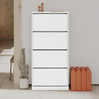 Immagine prodotto di Scarpiera 4 ante a ribalta SHC540BI colore bianco