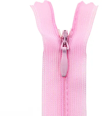 Produktbild von 1 Reißverschluss spiral verdeckt 20cm, unteilbar, unsichtbar ,134 pink