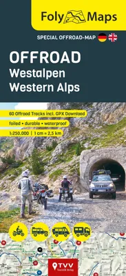Produktbild von FolyMaps OFFROAD Westalpen 1:250 000