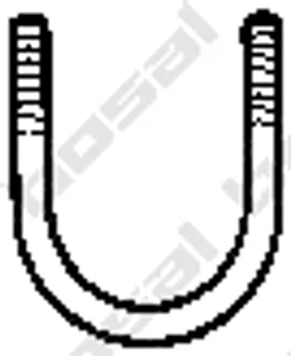 Produktbild von Bosal Klemmstück, Abgasanlage Vorschalldämpfer 250-649