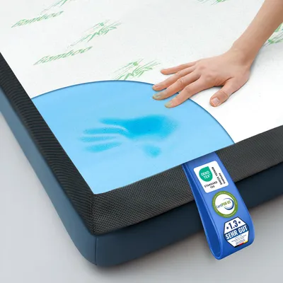 Immagine prodotto di Topper Premium Comfort - Topper per materasso con schiuma memory gel 200x200x7cm