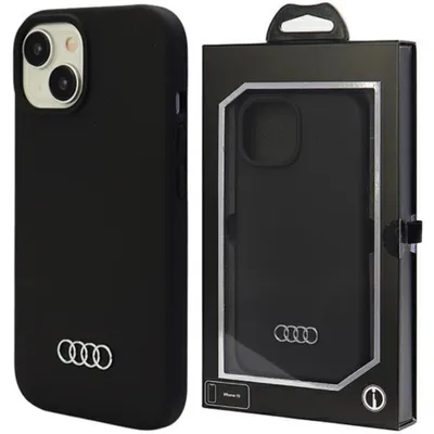 Produktbild von Audi Silicone Case für iPhone 15 Plus schwarz