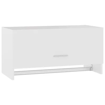 Produktbild von vidaXL Kleiderschrank Weiß 70x32,5x35 cm Holzwerkstoff