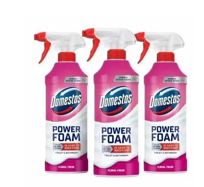 Produktbild von Domestos Power Hab Spray Floral Fresh 3x435ml
