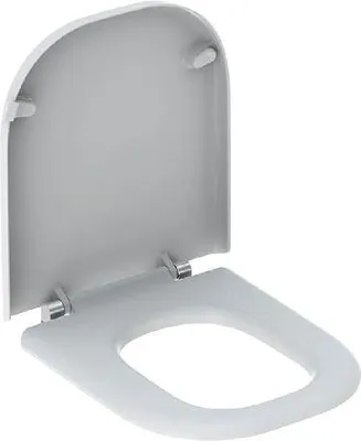 Obrázok produktu pre Geberit Selnova Comfort - Bezbariérové WC sedadlo Square, duroplast, biela 500.793.01.1