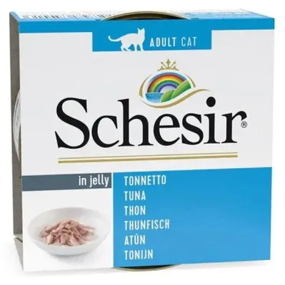 Produktbild von SCHESIR Thunfisch in Gelee (für ausgewachsene Tiere) 24 x 85 g