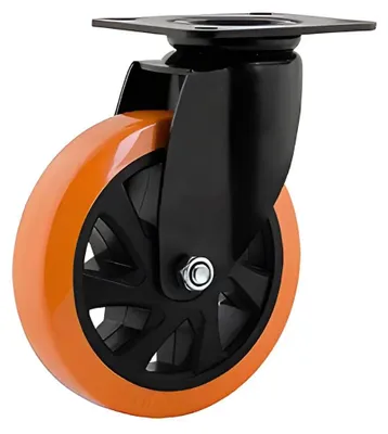 Produktbild von Schwenkrad 4″ 100 MM bis 100 kg - Robustes Transportrad mit Platte