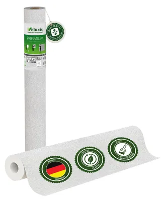Produktbild von Vliestapete Vliestapete weiß – Renoviervlies Feine Körnerstruktur, 10,05 m x 0,53 m, rissüberbrückend, blickdicht, überstreichbar, Germany – Veluxis